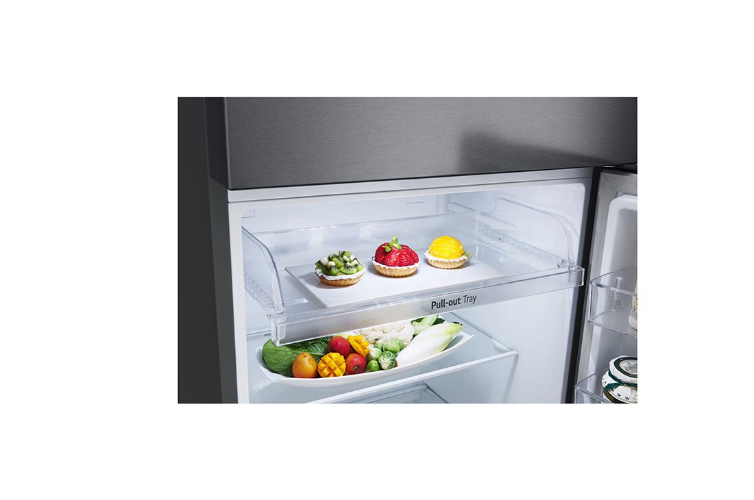 LG Top Freezer Fridge, 375L Cap GN-B472PQMB - Image 4