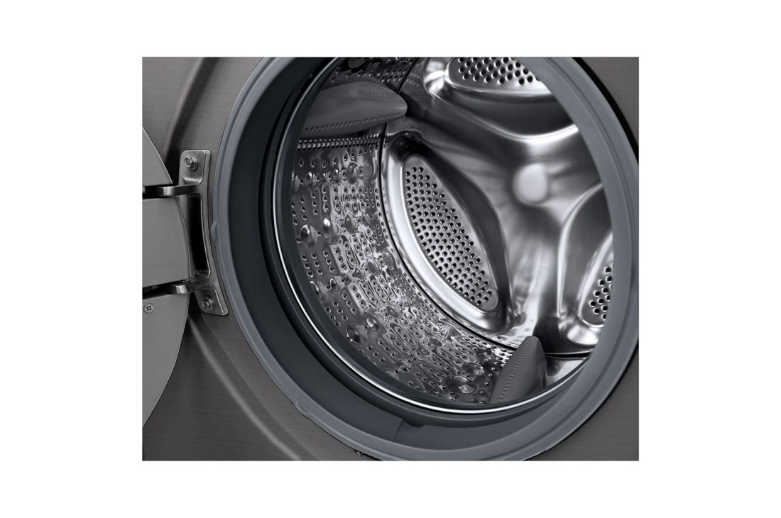 LG AI Fabric Detection Front Load Washer Dryer 8/5kg F2V5PGP2T - Image 3
