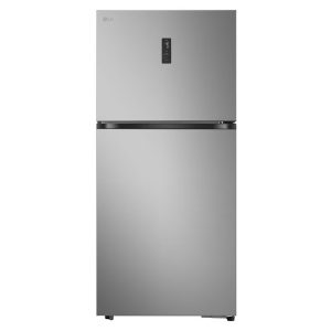 LG 612L Top Freezer Refrigerator with Smart Inverter Compressor, DoorCooling+™, LinearCooling™ & LG ThinQ™ – Prime Silver (LTB852PFBQ)
